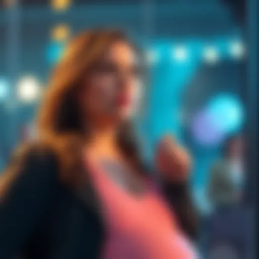 Individual contemplating weight gain for aesthetic purposes after significant weight loss, showcasing confidence and body image focus