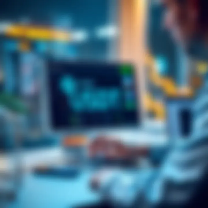 A person using a computer to withdraw USDT from an Exodus wallet to a bank account