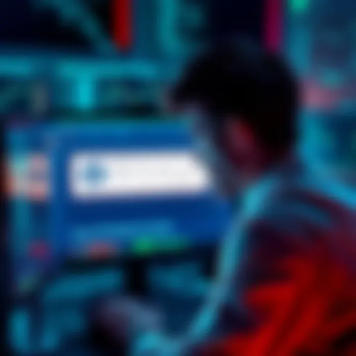 A concerned person looks at a computer screen showing a withdrawal error message for Litecoin on Kraken.