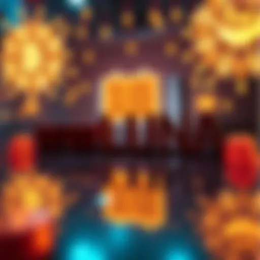 A digital representation celebrating the anniversary of WLUNA suspension, featuring crypto symbols and a calendar date, symbolizing reflection.