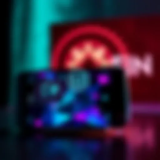 A smartphone displaying the WorldMobileToken app interface with UnityNodes logo in the background