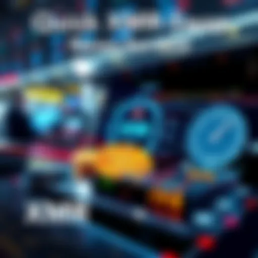 A visual representation of a user making a fast transaction on the XMR-DAI swap platform, with a graphic showing XMR coins and a clock indicating speed.