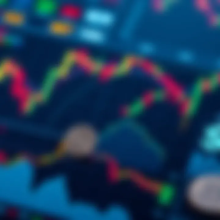 A prominent XRP symbol stands out against a background of fluctuating financial charts and symbols of currency devaluation, illustrating the impact on wealth.