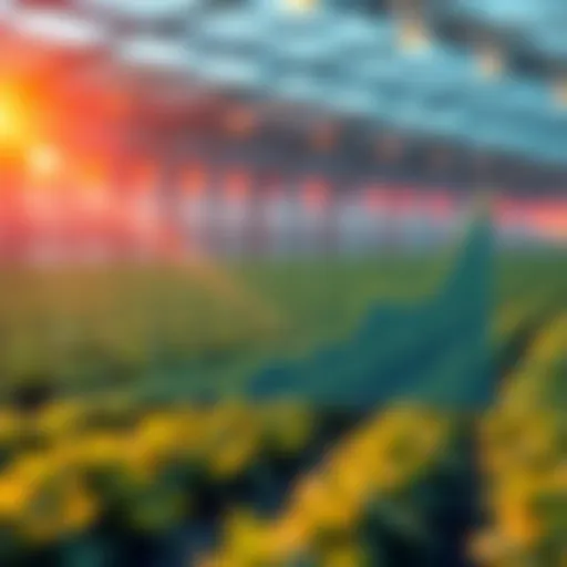 A graph showing the rise and fall of yield farming investments over recent years, with a focus on 2026 expectations.