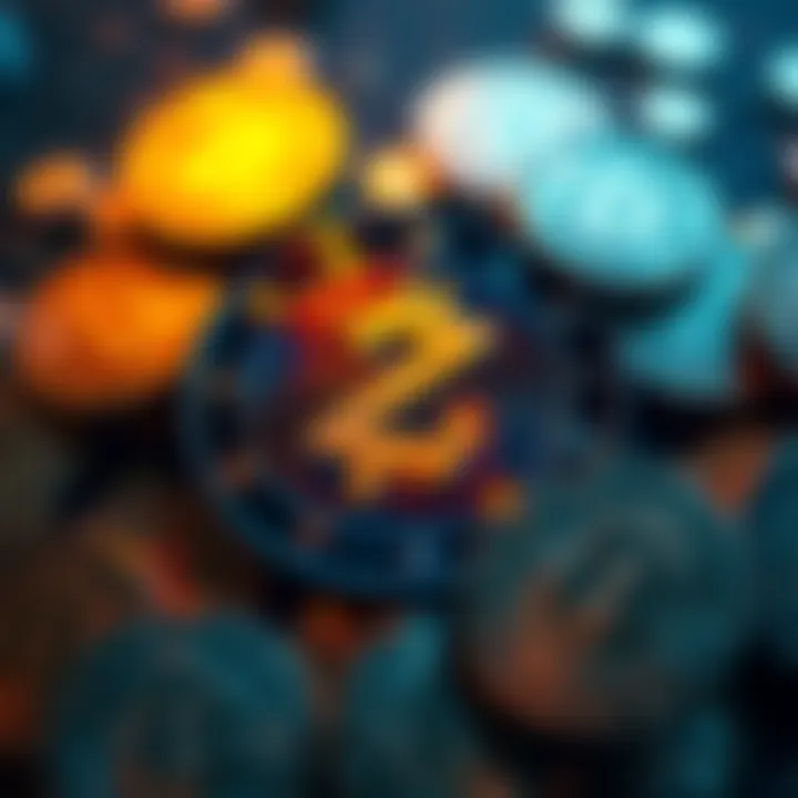 Zcash logo surrounded by cryptocurrency coins representing market discussions